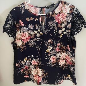 SHEIN dress shirt with fancy sleeves